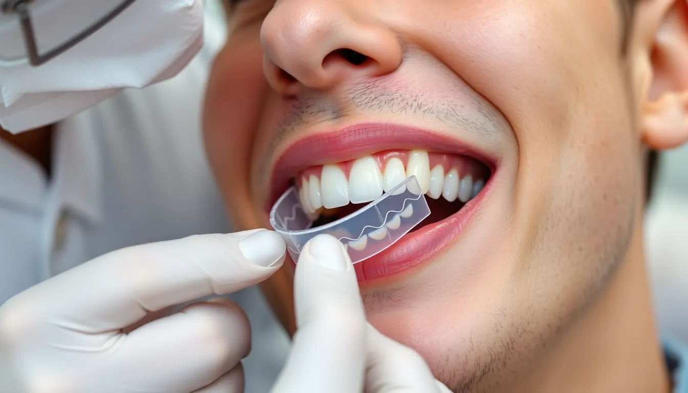 Anpassung der Knirschschiene