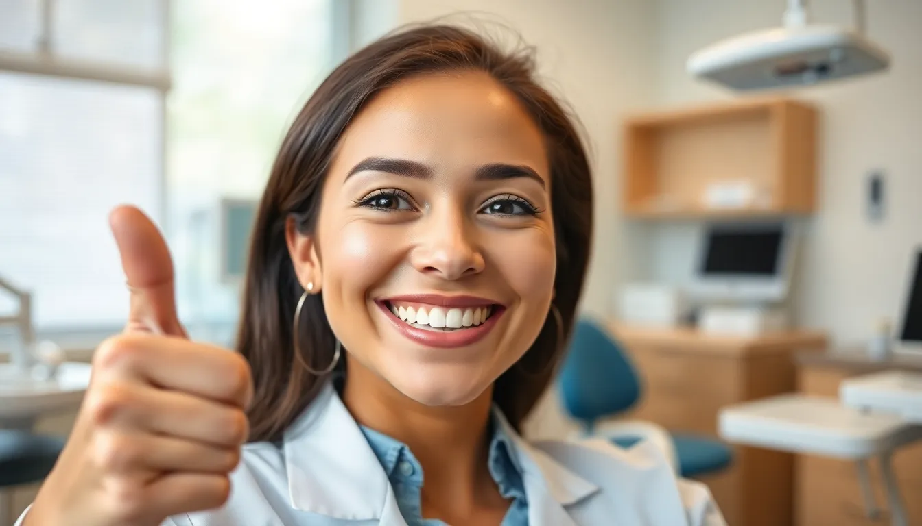 Zufriedener Patient nach Behandlung