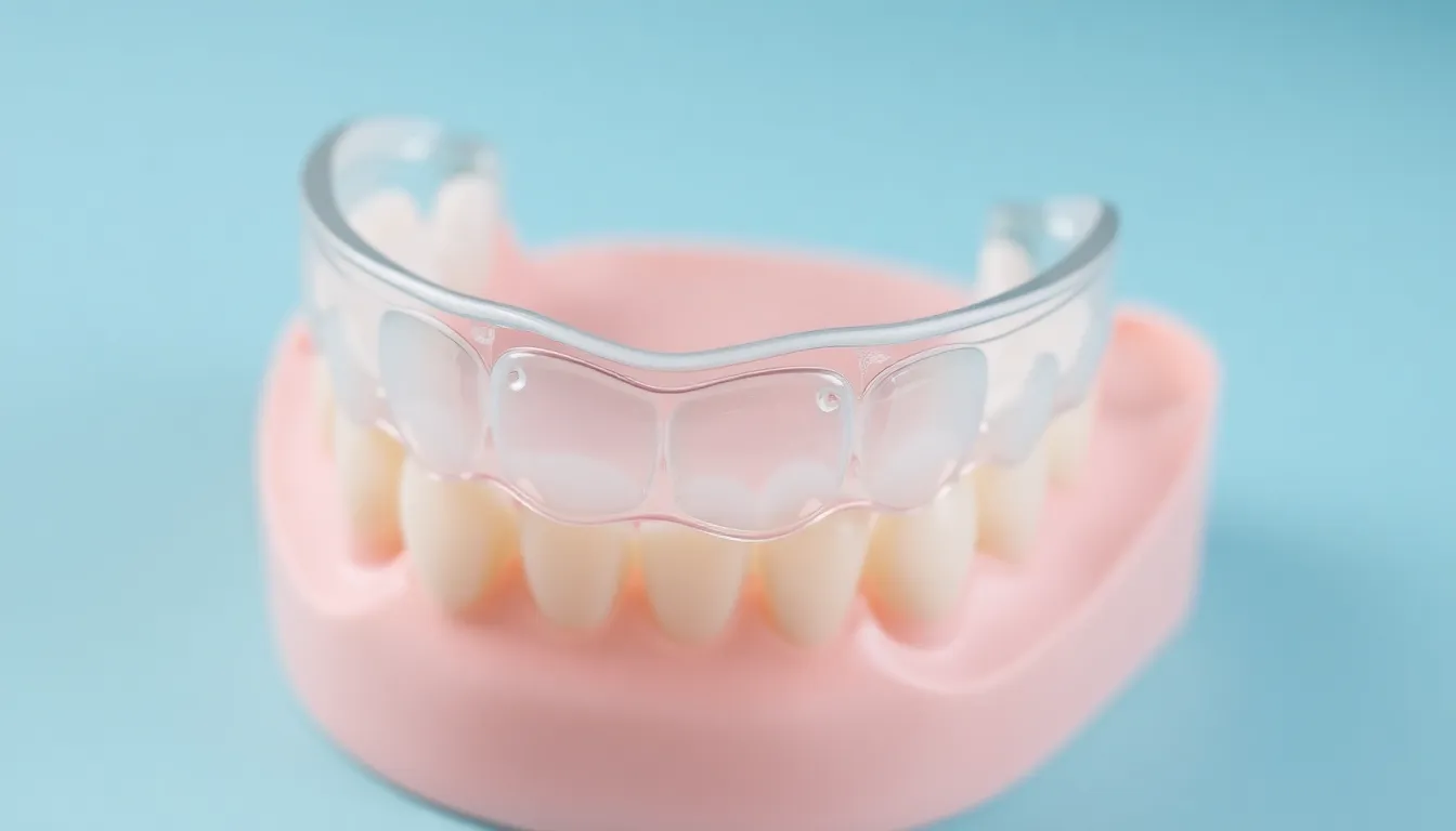 Massgefertigte Knirschschiene für optimalen Schutz