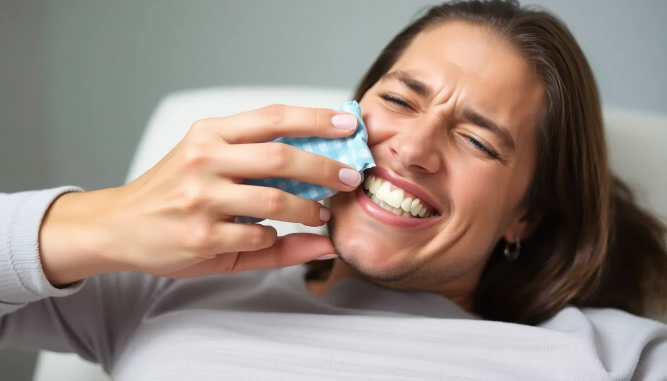 Erste Hilfe bei Zahnschmerzen mit Kühlung