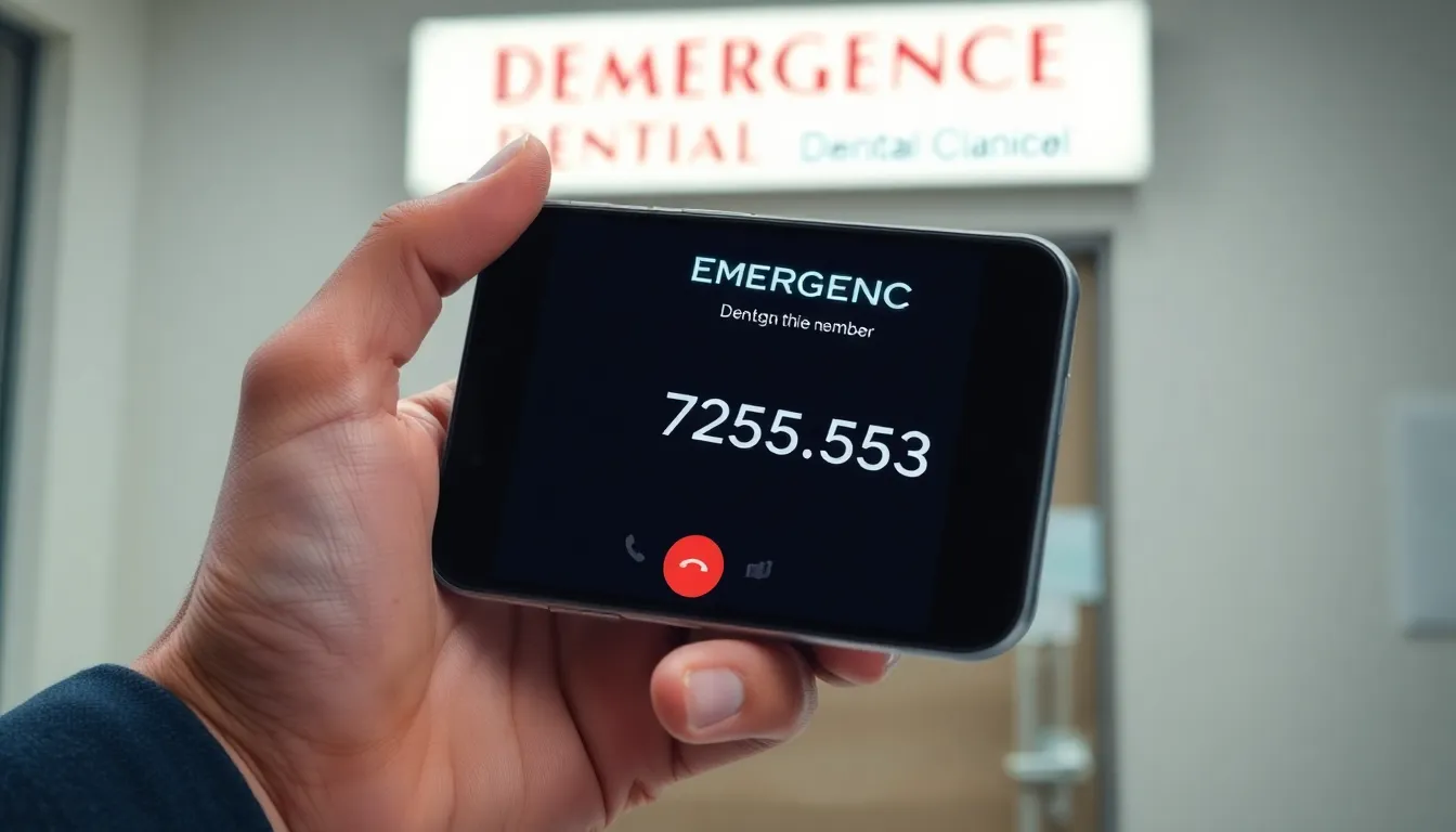 Telefonat mit Notfall Zahnarzt