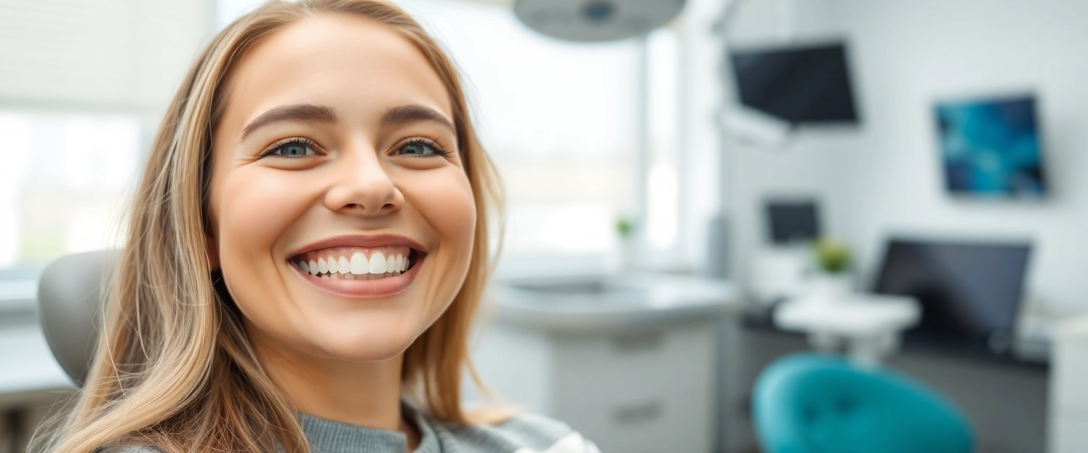 Gesundes Zahnfleisch und strahlendes Lächeln
