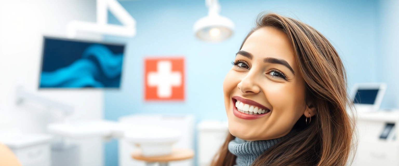 Glücklicher Patient nach erfolgreicher Wurzelbehandlung in der Schweiz