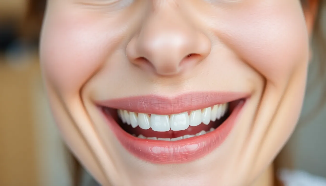 Glücklicher Patient nach Zahnbehandlung