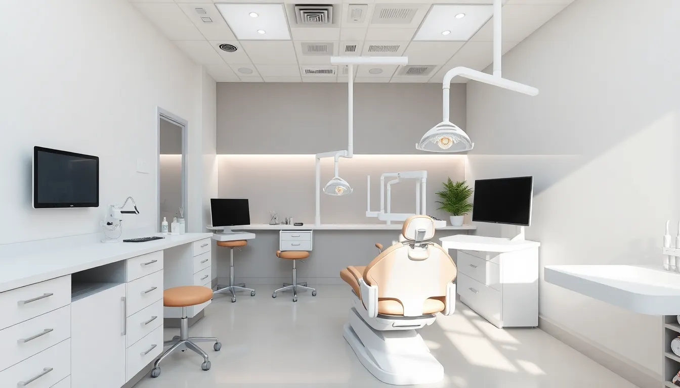 Moderne Zahnarztpraxis mit fortschrittlicher Ausrüstung