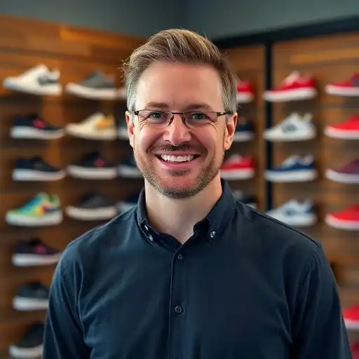 Michael Rieble, Experte für Sportschuh-Fitting