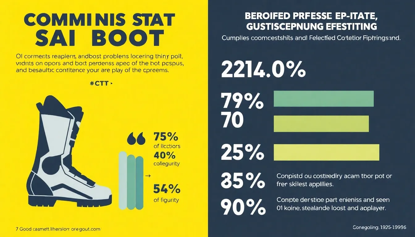 Infografik zu Skischuhproblemen und Vorteilen der Anpassung