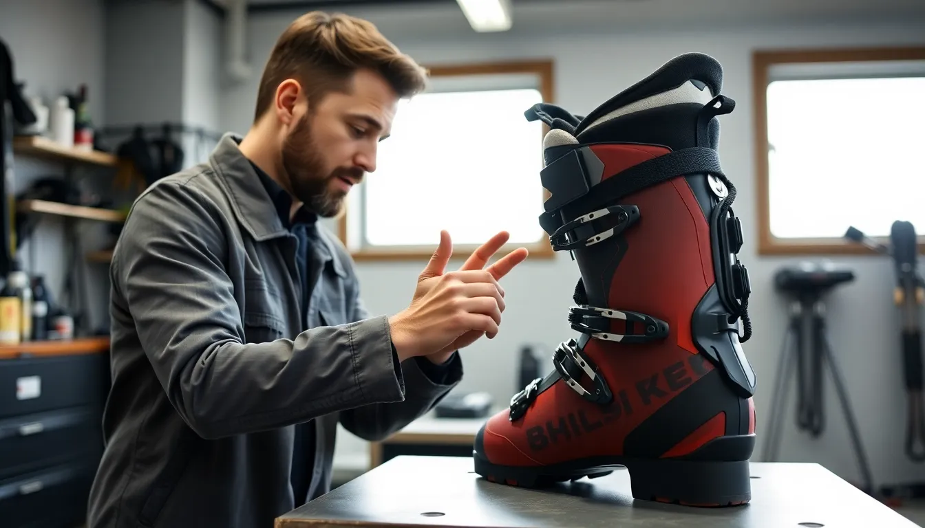 Experte erklärt Skischuh-Anpassung, professioneller Bootfitter