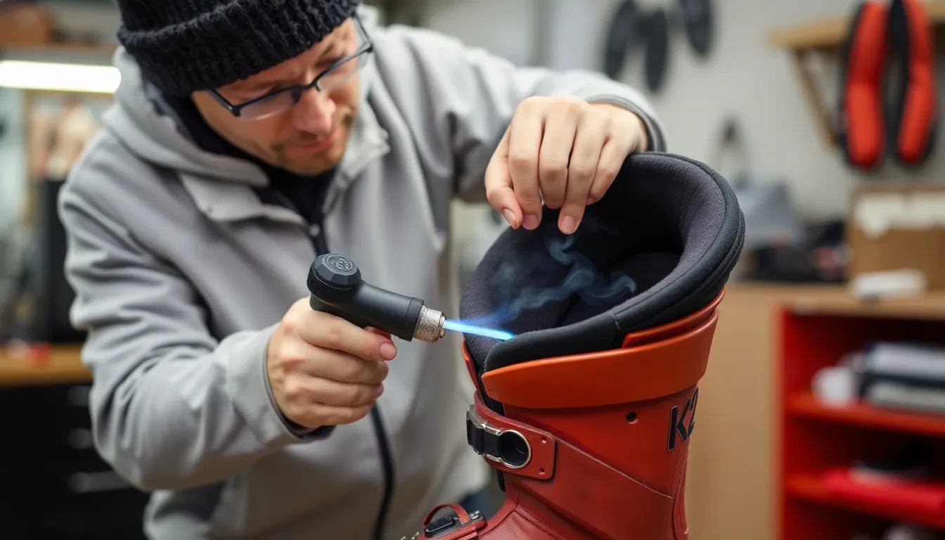 Professionelles Anpassen eines K2 Skischuh-Innenschuhs durch einen Experten