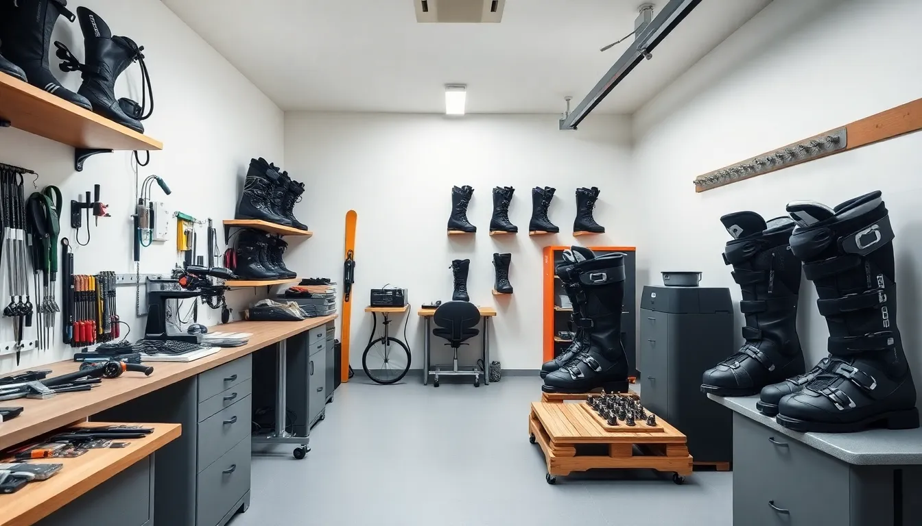 Werkstatt von Sport Schuh Fitting in Buochs