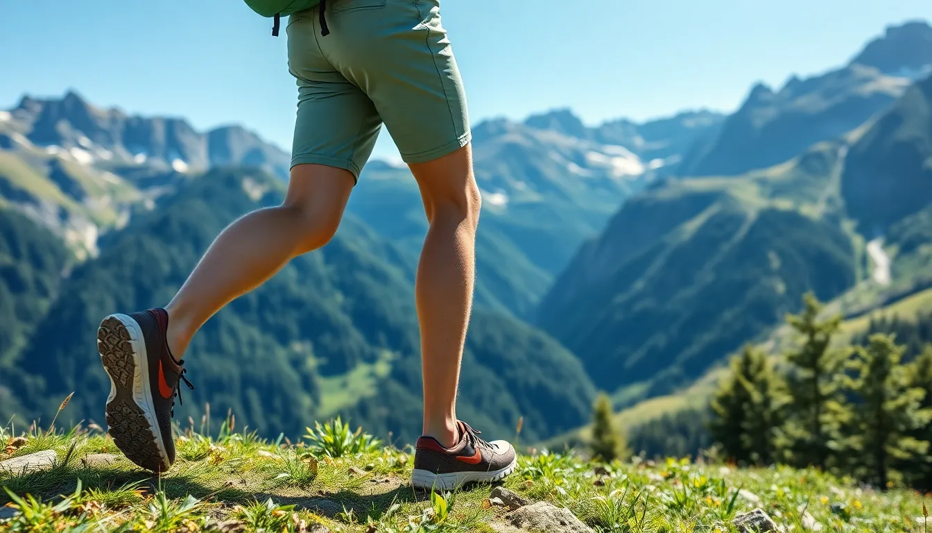 Aktive Person mit gesunden Beinen nach Thrombose Behandlung