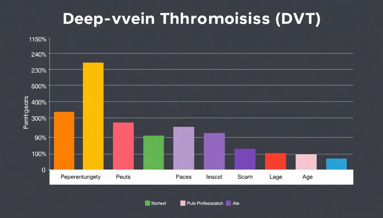 Infografik zur Häufigkeit und Komplikationen von TVT