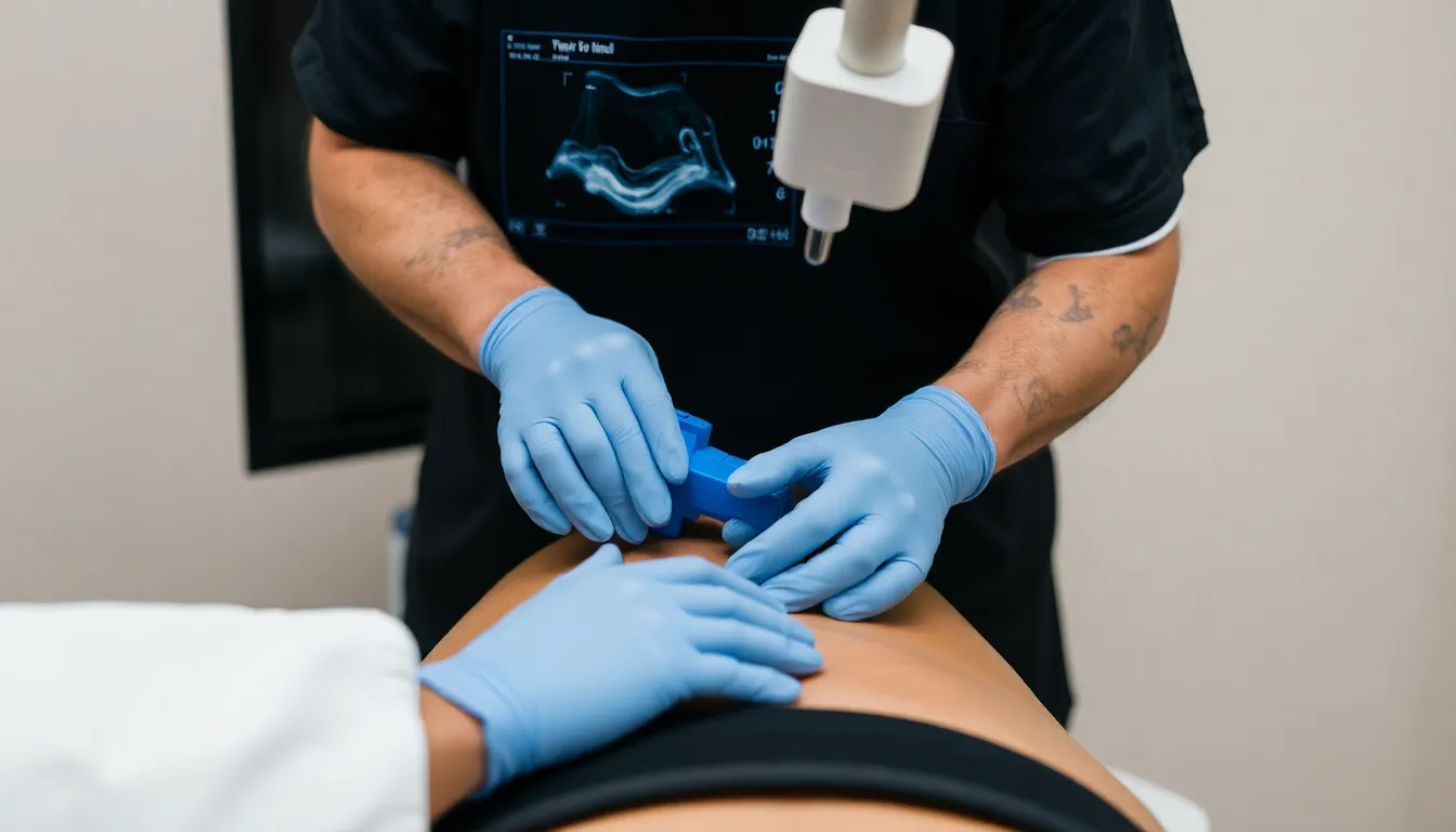 Moderne Ultraschalluntersuchung bei Venacare