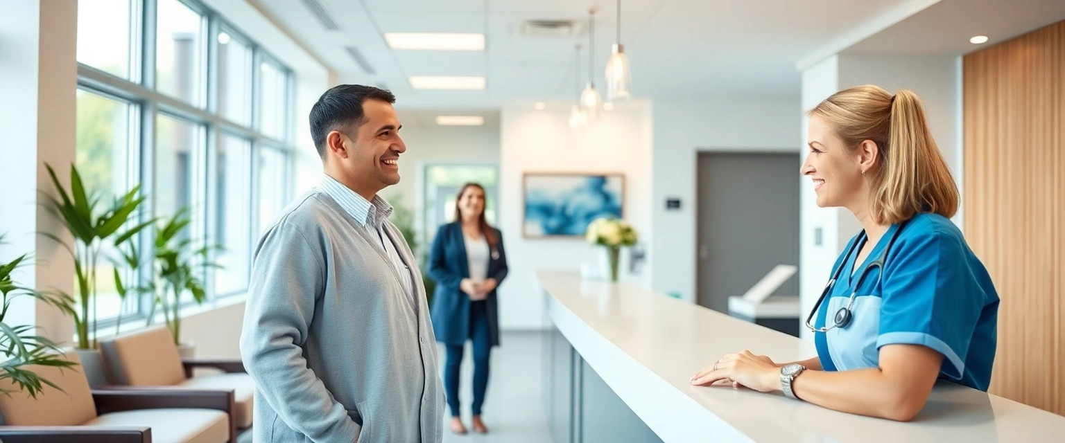 Moderne Arztpraxis in Zürich für Beinvenenthrombose Untersuchung