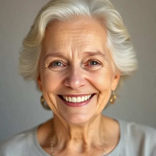 Erleichterte Patientin nach Venenbehandlung