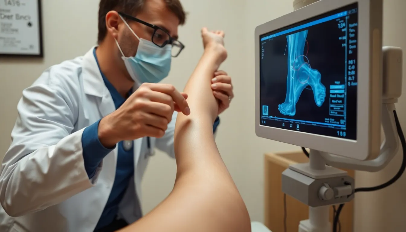 Ultraschalluntersuchung der Beinvenen