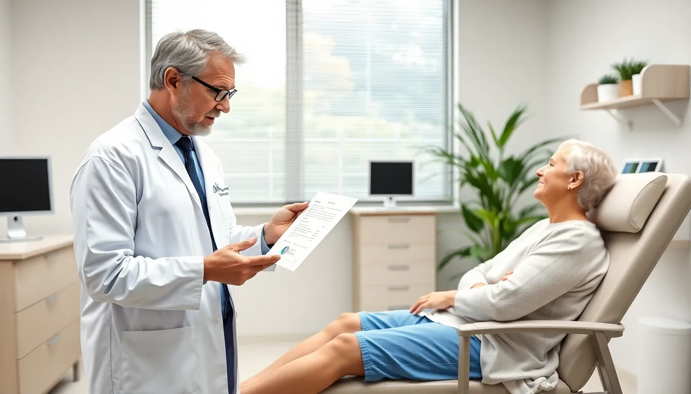 Beratungsgespräch zur Besenreiser-Behandlung