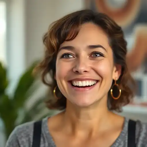 Zufriedene Patientin