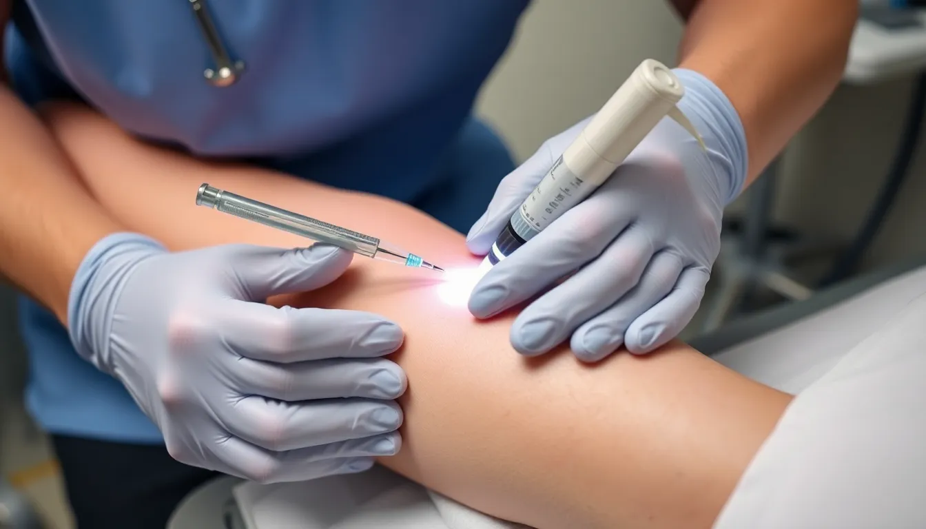 Sklerosierung von Besenreisern