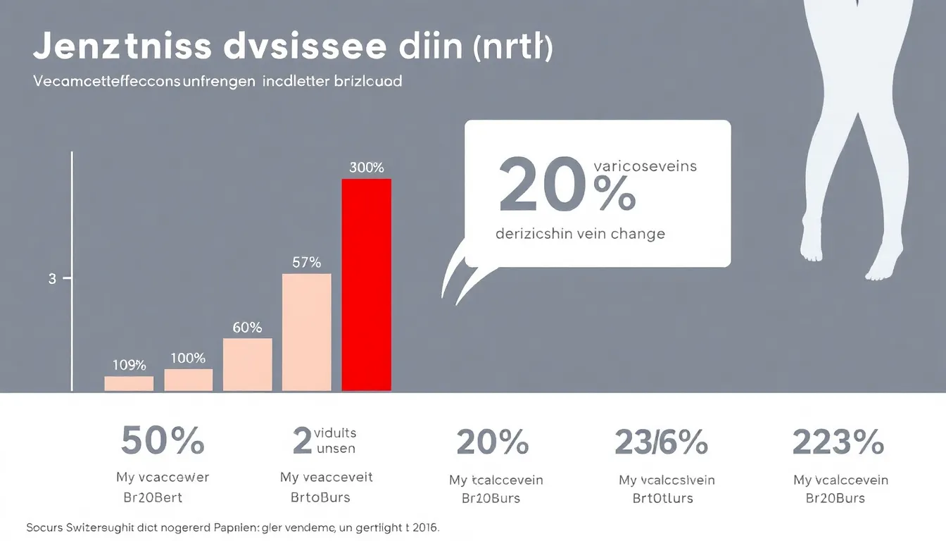 Statistik zu Venenerkrankungen und Krampfadern in der Schweiz