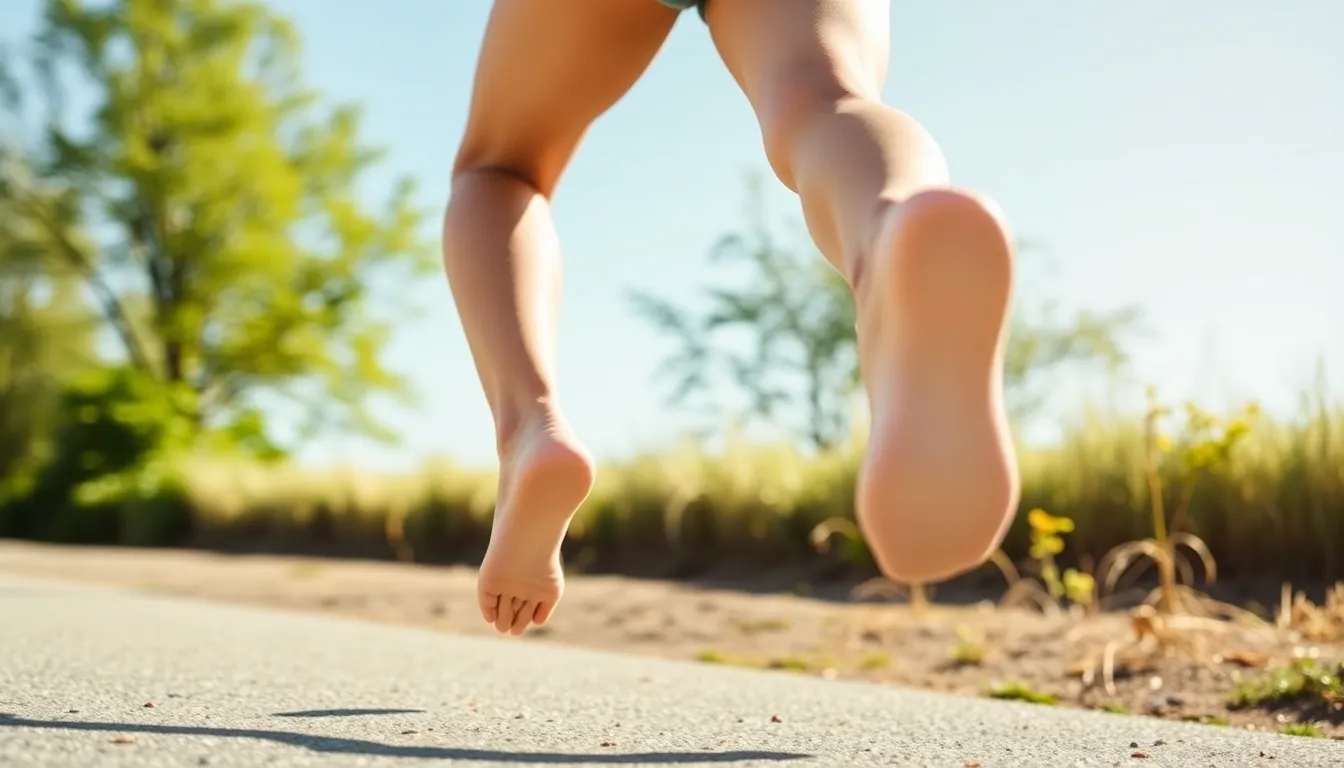 Aktive Person mit gesunden Beinen nach Venenbehandlung
