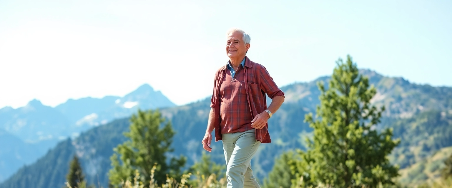 Glückliche Person mit gesunden Beinen nach Venenentzündung