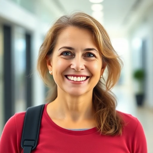 Patientin Anna M. nach Venenbehandlung