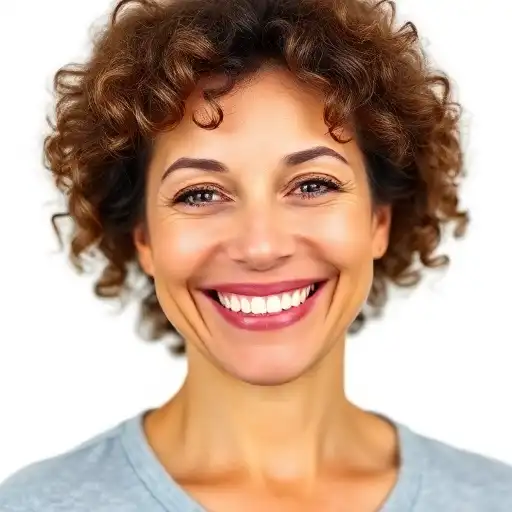 Patientin glücklich nach Venenbehandlung