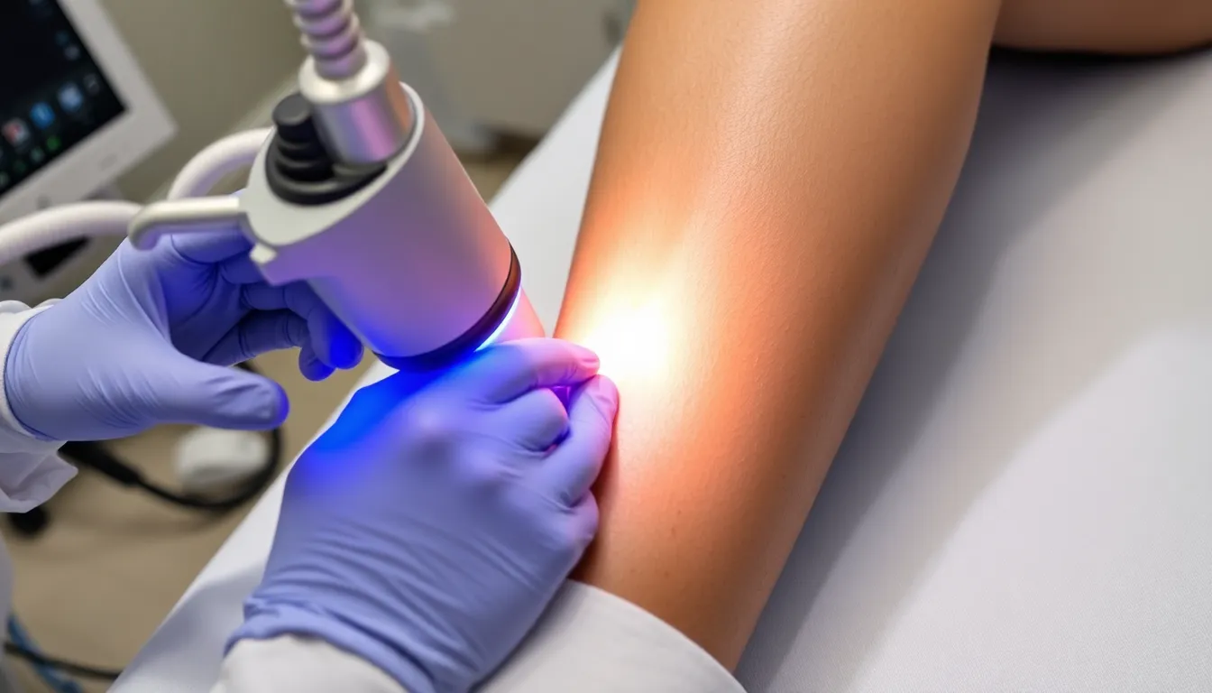 Laserbehandlung von Krampfadern