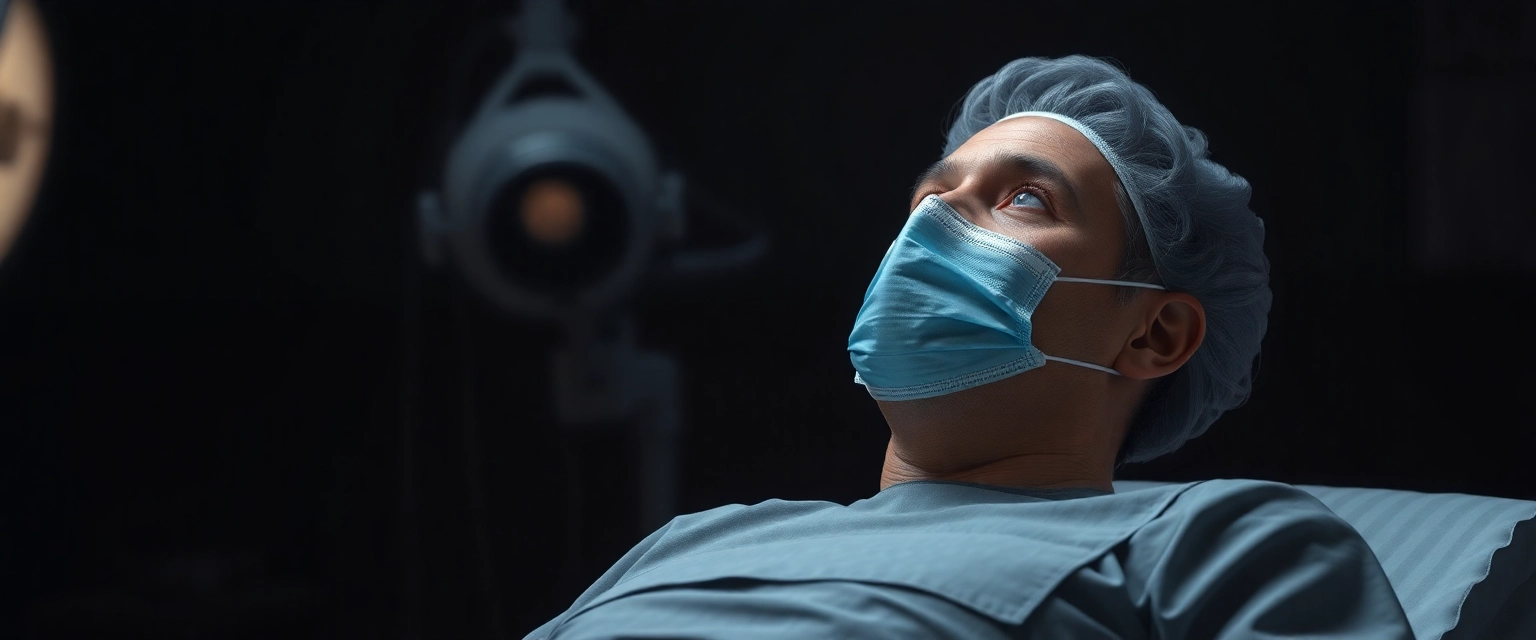 Ultraschalluntersuchung einer Venenthrombose am Bein in einer modernen Klinik