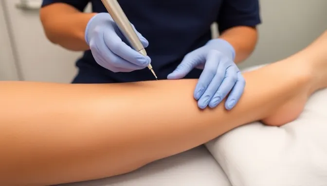 Ästhetische Venenbehandlung im Venenzentrum Zug